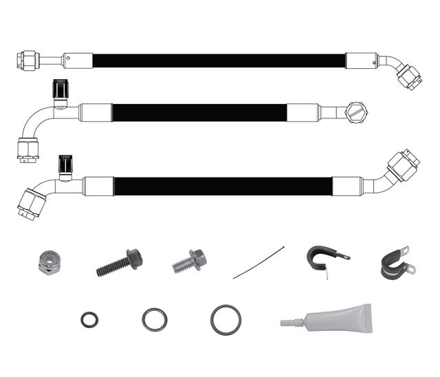 Vintage Air 526790 SureFit Reduced Barrier Standard Hose Kit for 81-86 Jeep CJ5, CJ7 & CJ8
