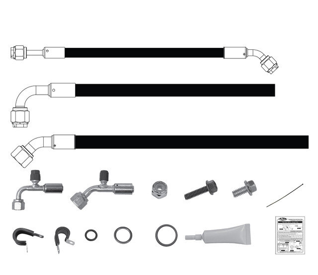 Vintage Air 526791 SureFit Reduced Barrier Modified Hose Kit for 76-86 Jeep CJ5, CJ7 & CJ8