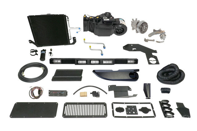 Vintage Air 945693 YJ V-Belt GEN 5 SureFit Complete Kit for 87-90 Jeep Wrangler YJ