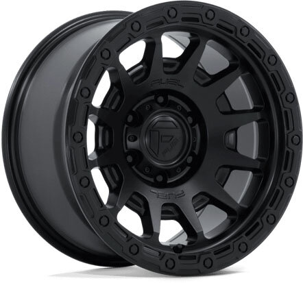 Fuel Off-Road FC884MB17856800 Fortress Wheel 17x8.5 with 4.75in Backspace in Matte Black for 21-26 Ford Bronco
