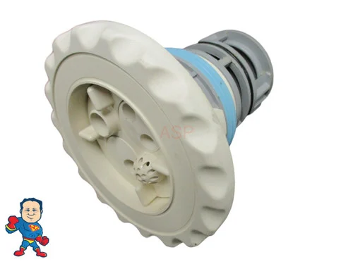 Waterway Power Series Internal Jet 4-3/4″ Scalloped Multimassage White NOS – Thread In