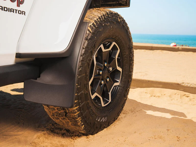WeatherTech No-Drill Mudflaps for 18-26 Jeep Wrangler JL & Gladiator JT