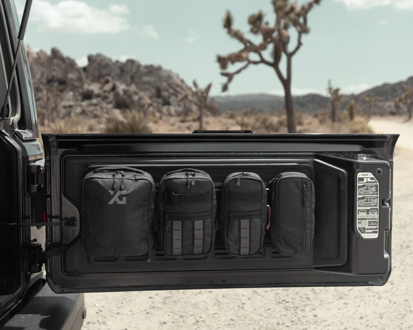 XG Cargo XG-328 Tailgate Storage for 18-26 Jeep Wrangler JL
